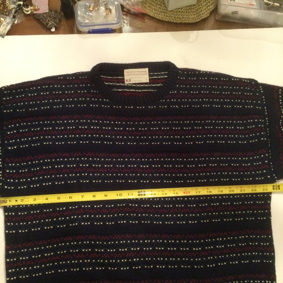 VTG Lord Jeff 100% Cotton Pullover Crewneck Knit Sweater Size Large - Picture 7 of 11